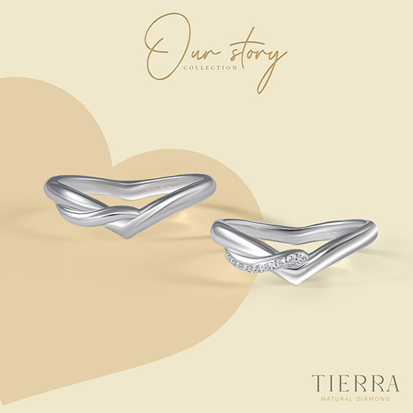 Nhẫn cưới cặp NCC2047 - Top các mẫu nhẫn cặp vàng trắng hot nhất năm 2022